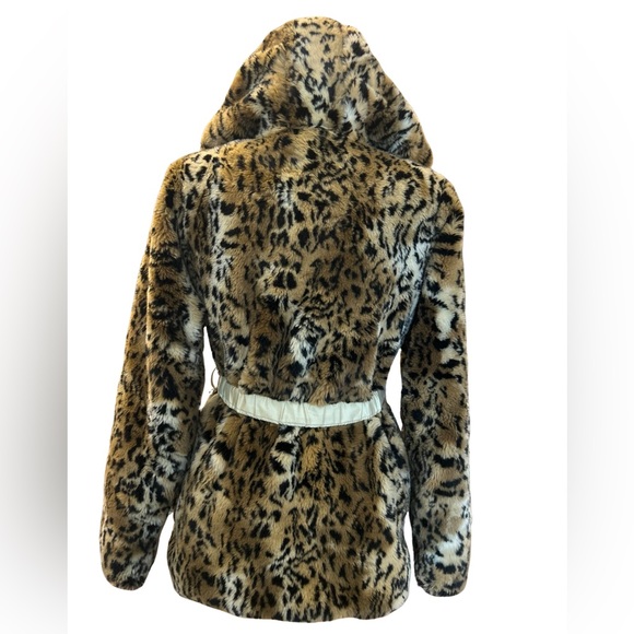 VINTAGE Leopard Faux Fur Jacket - Picture 4 of 4